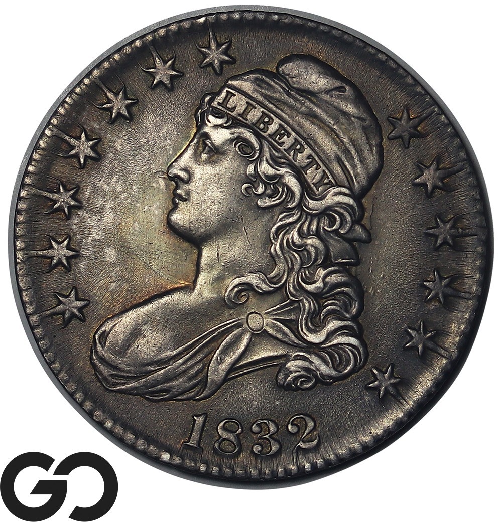 1832 50C Capped Bust Half Dollar O-114 - AU - RareCoinsDaily example 1 obverse