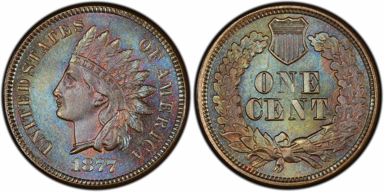 1877 Indian Head cent reference