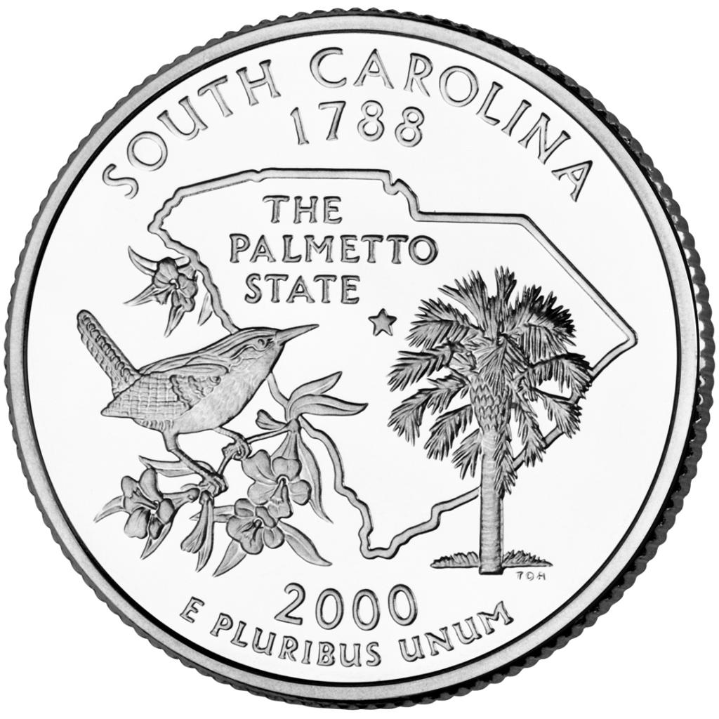 2000 South Carolina 25 Cent reverse