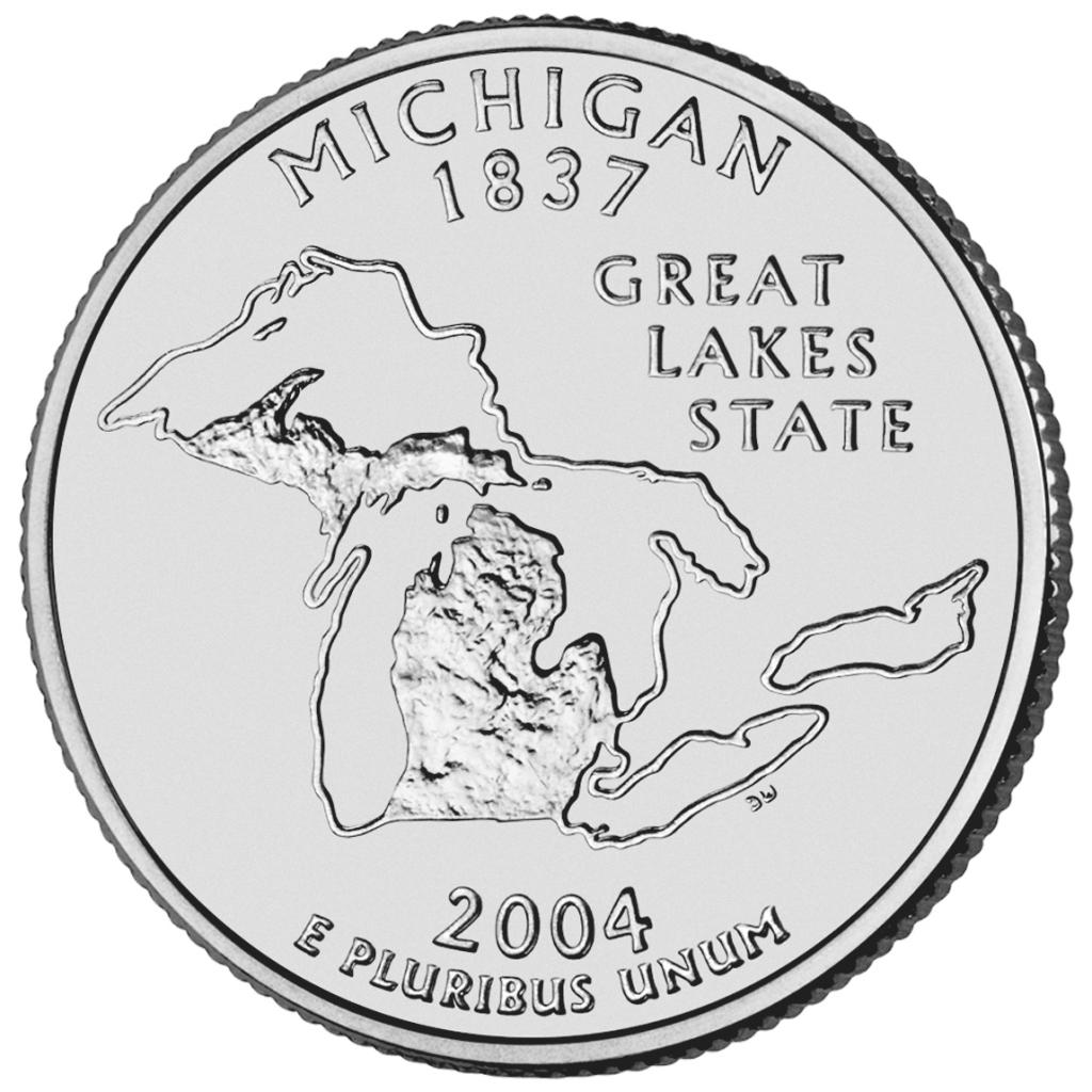 2004 Michigan 25 Cent reverse