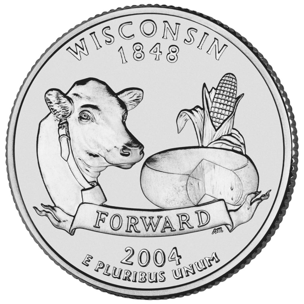 2004 Wisconsin 25 Cent reverse