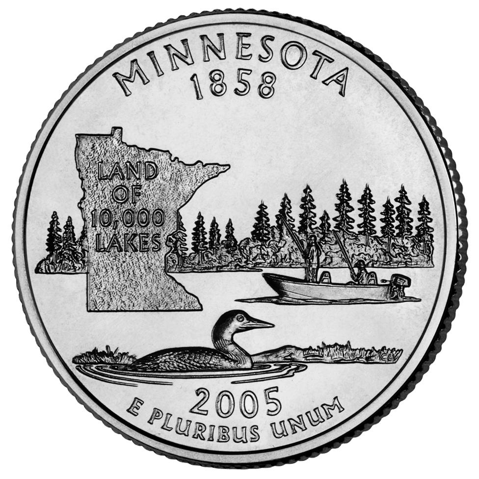 2005 Minnesota 25 Cent reverse