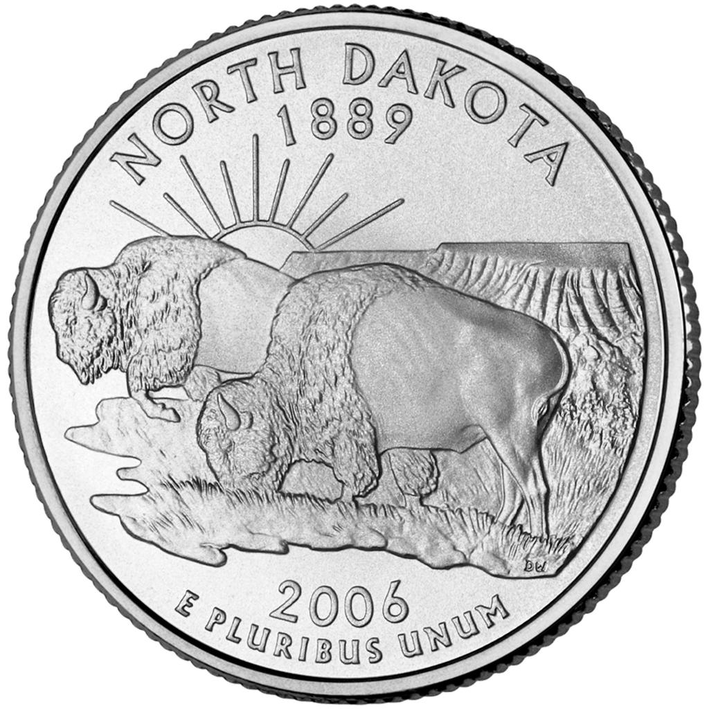 2006 North Dakota 25 Cent reverse