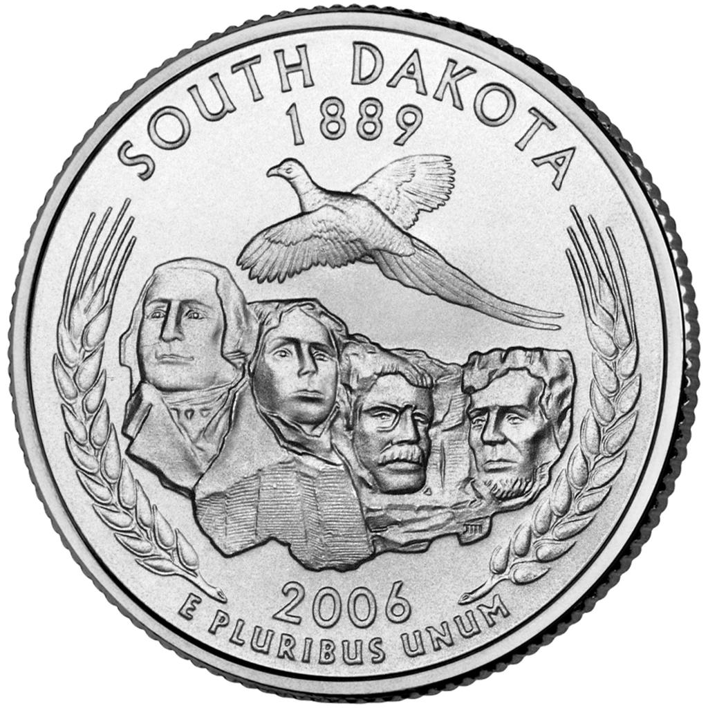 2006 South Dakota 25 Cent reverse