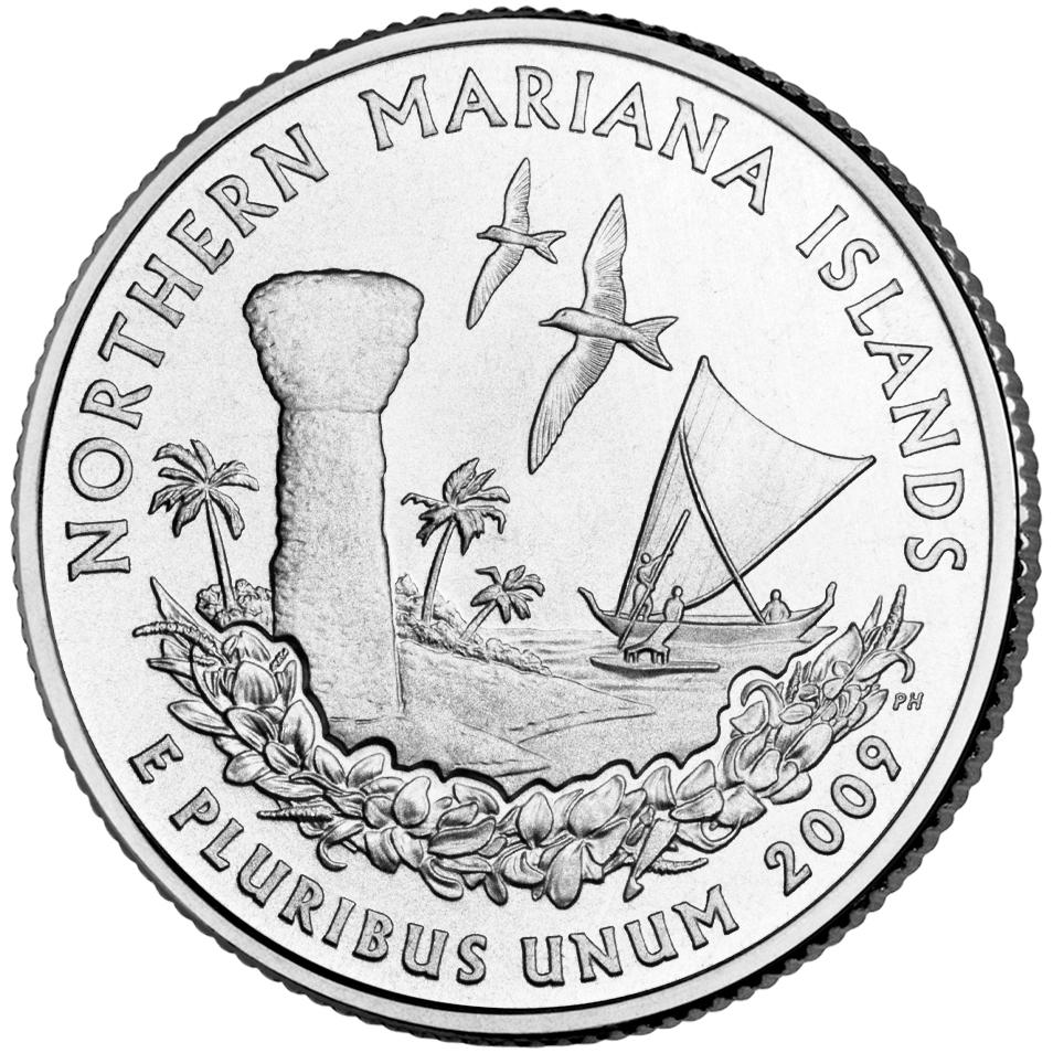 2009 Northern Mariana Islands 25 Cent reverse