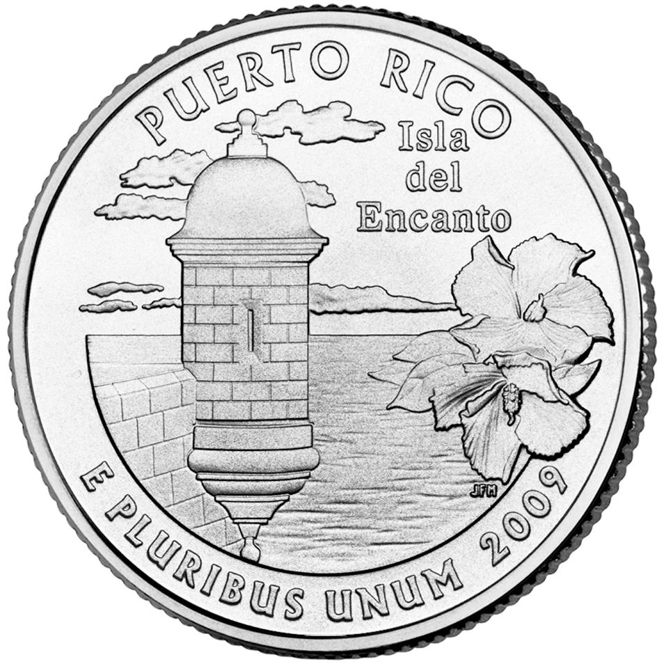 2009 Puerto Rico 25 Cent reverse