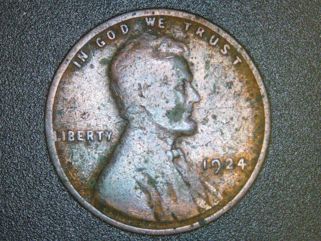1924 Wheat Cent 1 Cent obverse