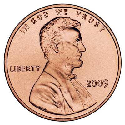 2009 Formative Years 1 Cent obverse