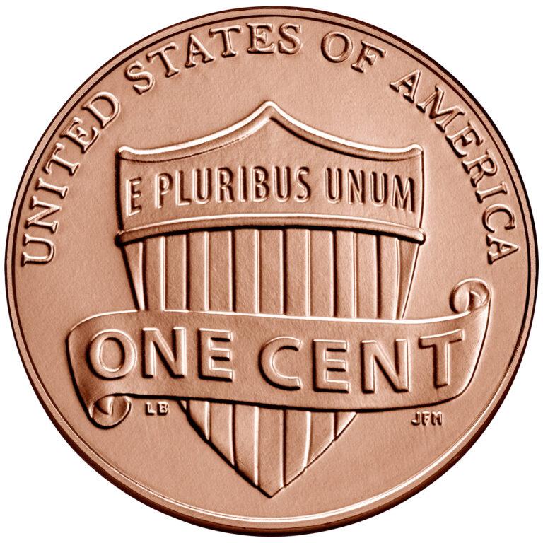 2012 Shield Cent 1 Cent reverse