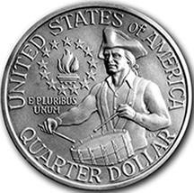 1976 Bicentennial 25 Cent reverse